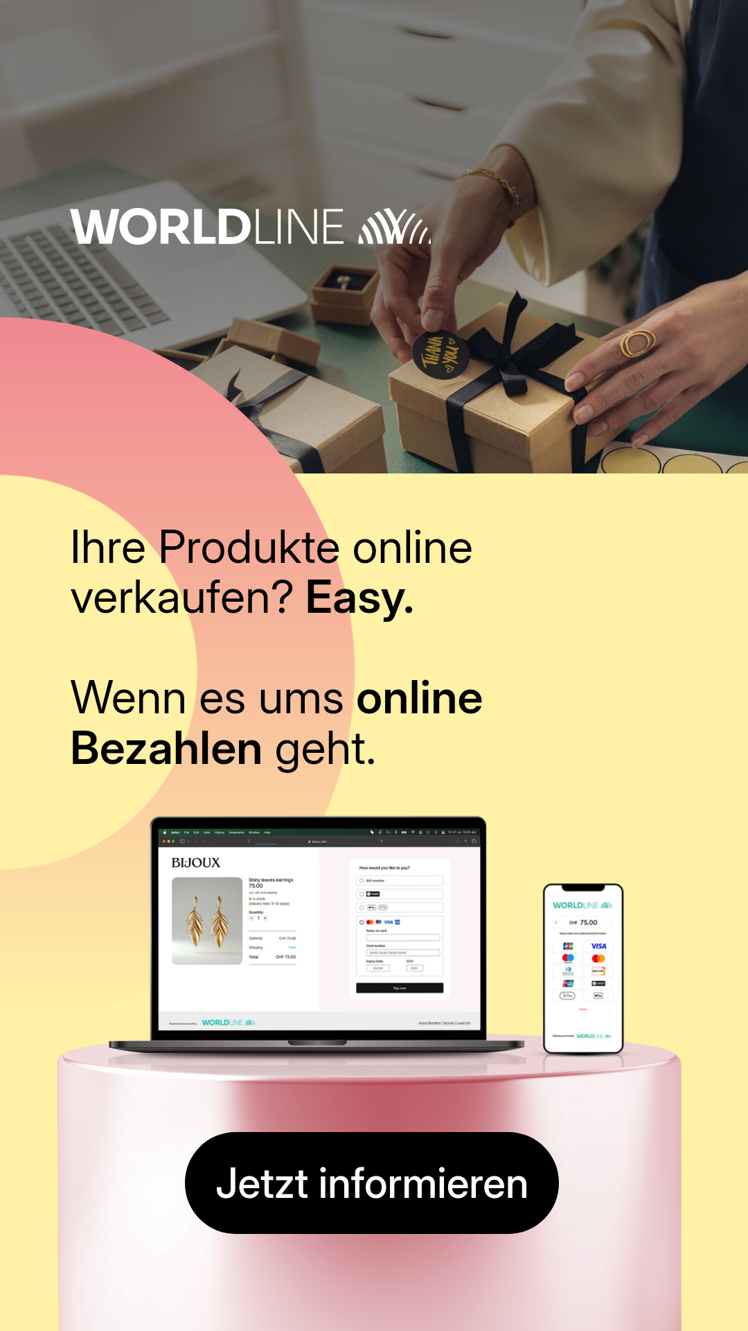Worldline Switzerland Facebook ad