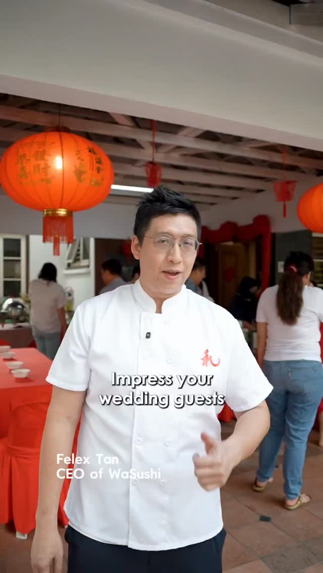 WA SUSHI Facebook ad: Have you ever imagined your wedding, housewarming, or…