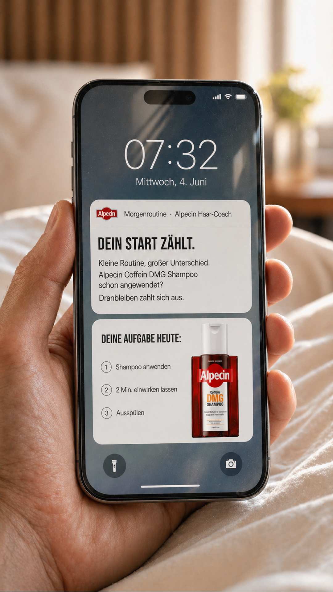 Alpecin Facebook ad