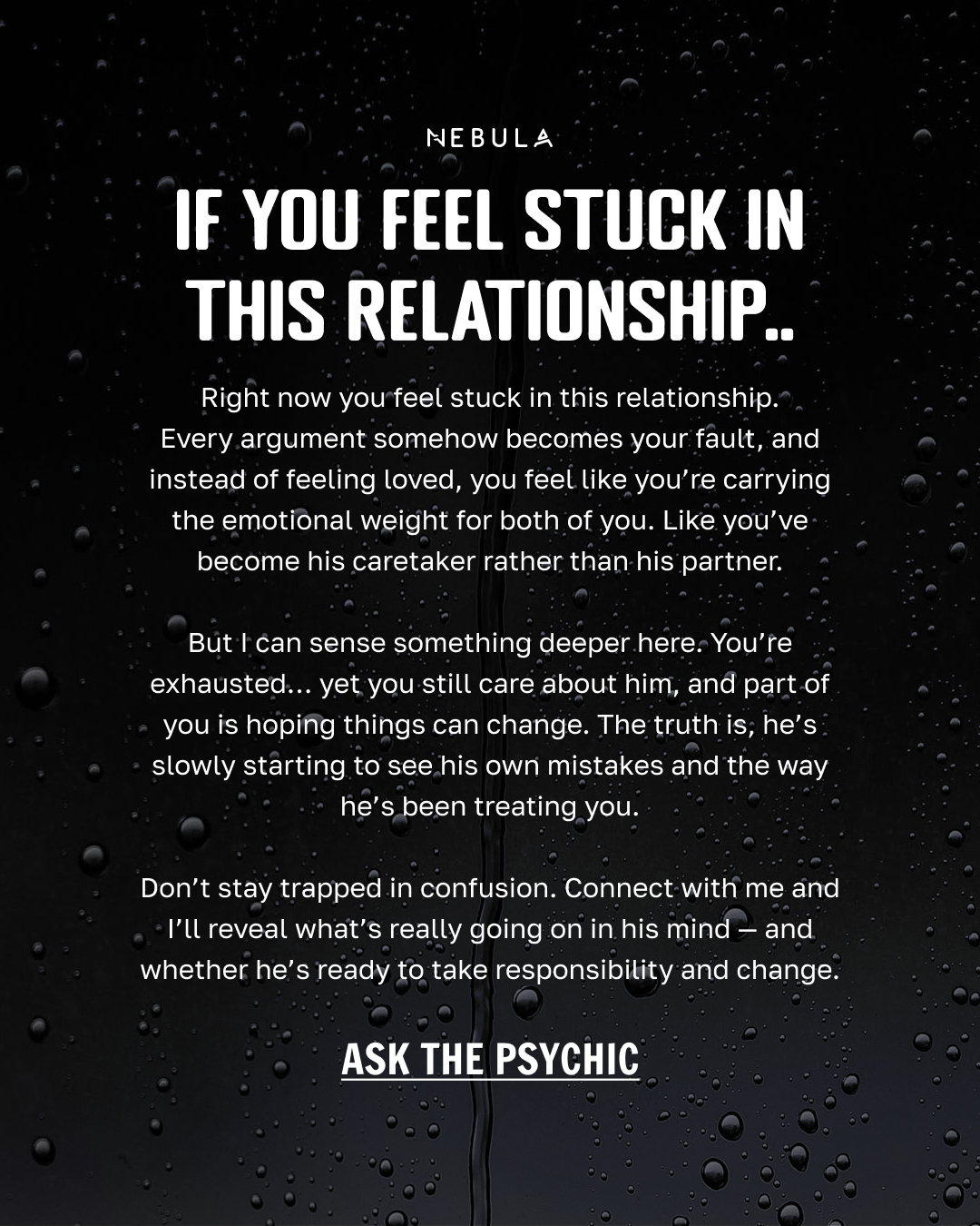 Your Relationship Advisor Facebook ad