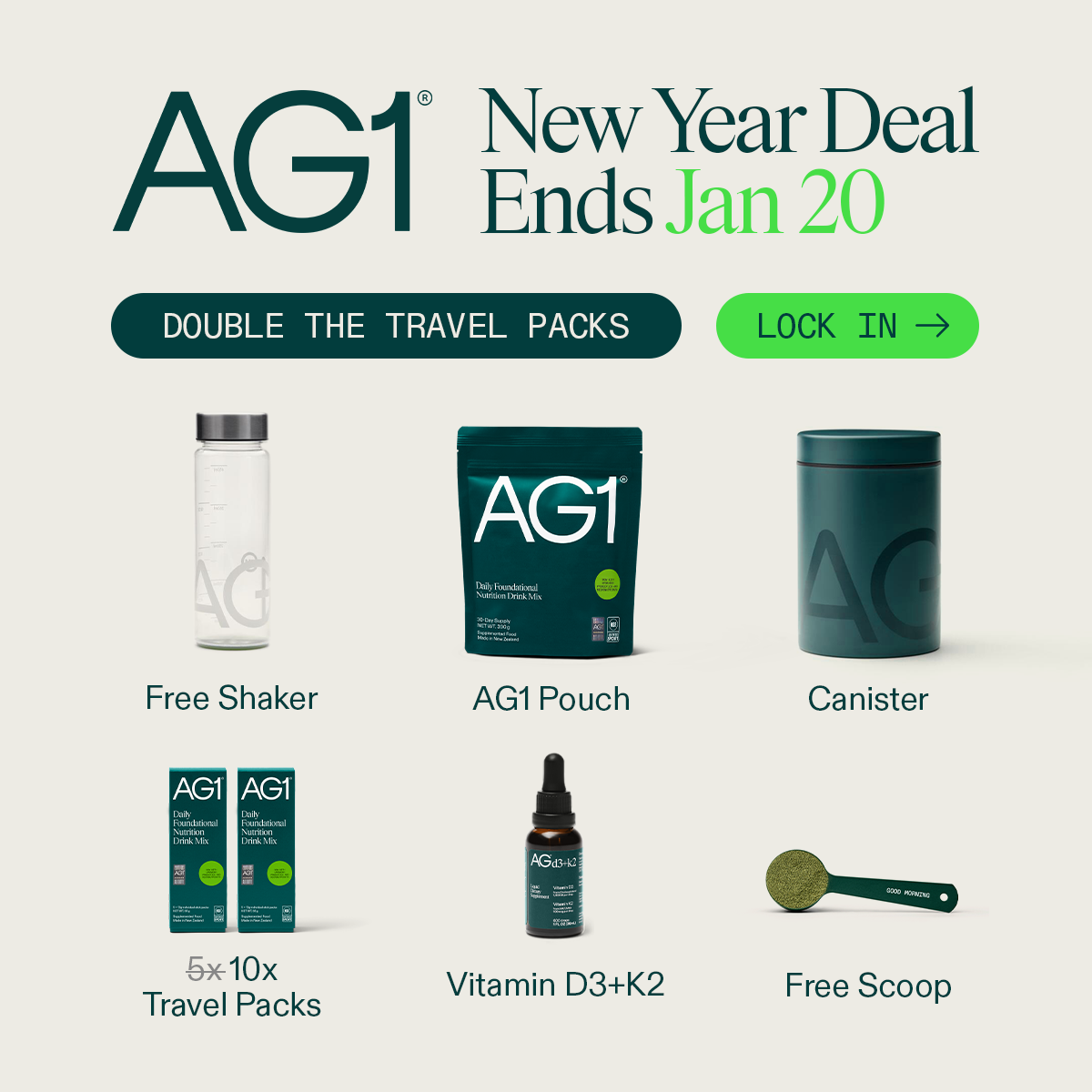 AG1 by Athletic Greens Facebook ad
