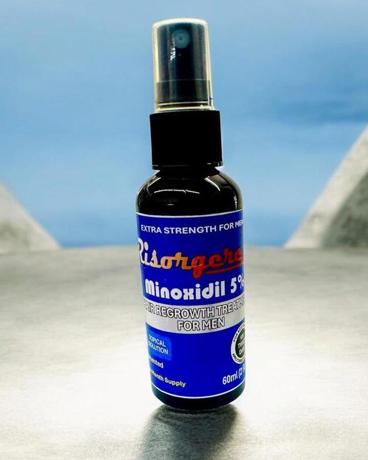 Fernando G. Abdala Facebook ad: Risorgere con minoxidil al 5%
