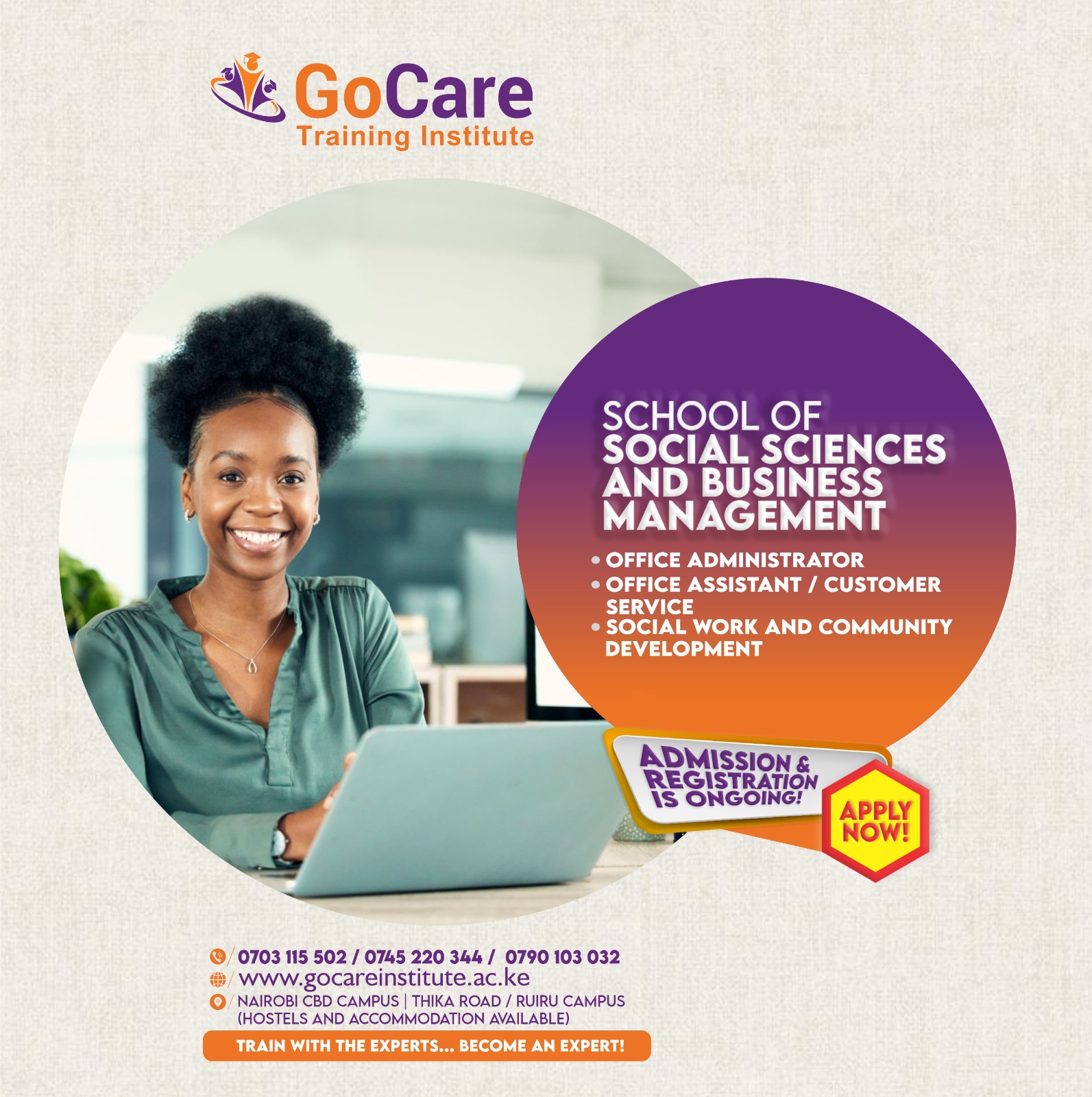 GoCare Training Institute Facebook ad