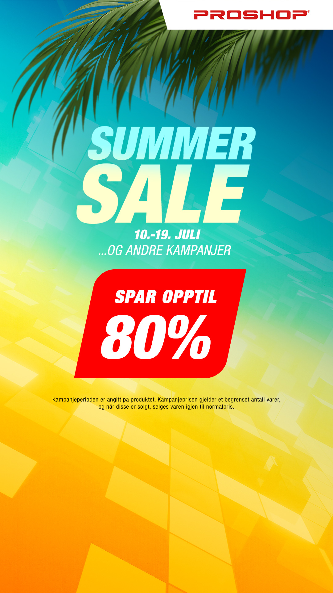 Proshop Facebook ad