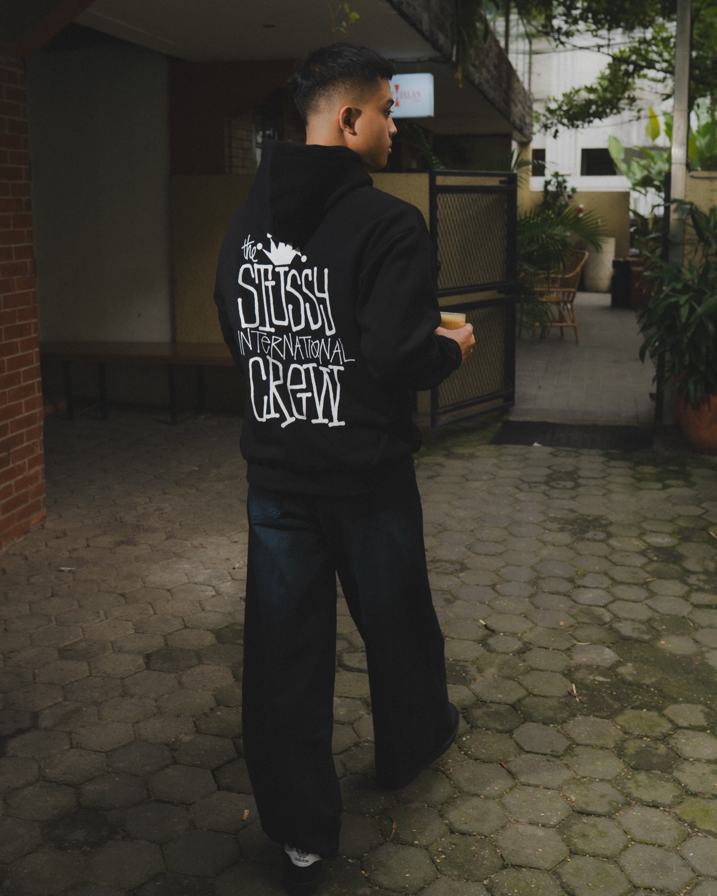 Only Apparel Facebook ad: Midweight cotton blend fleece with a brushed interior…