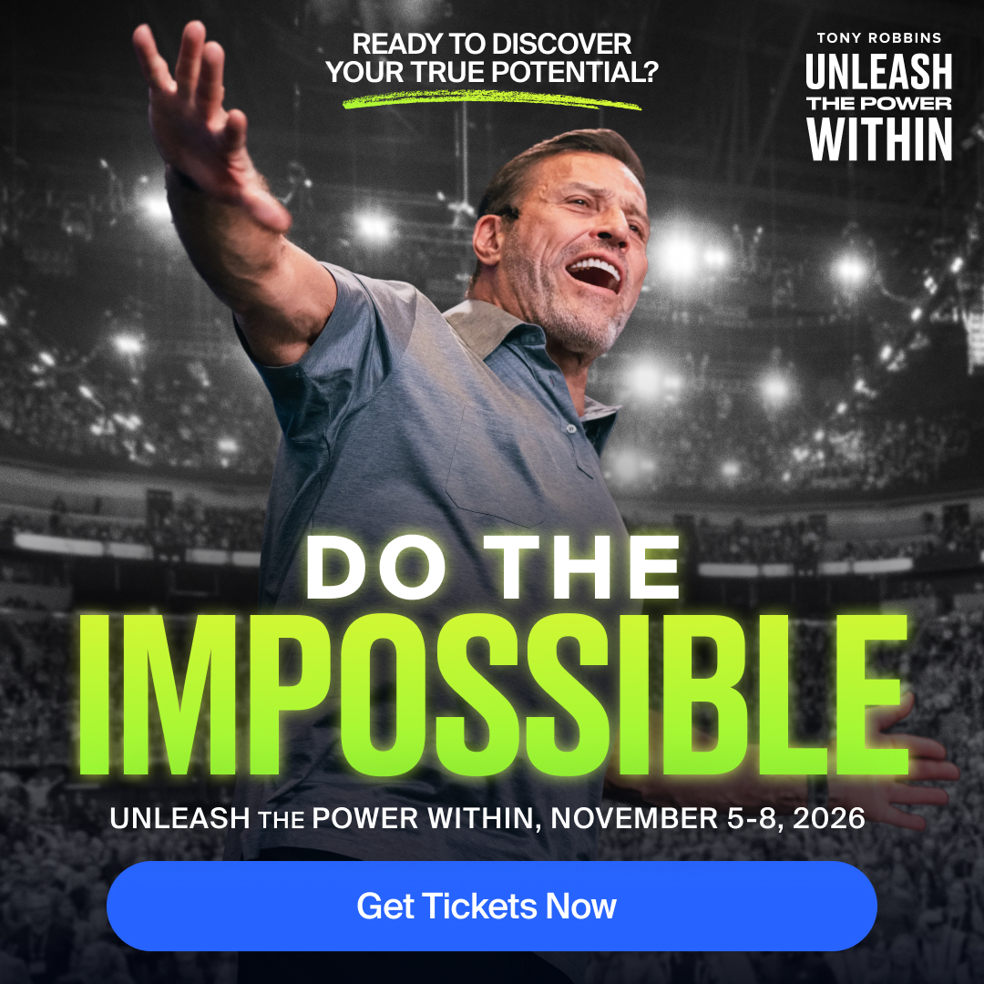 Tony Robbins Facebook ad