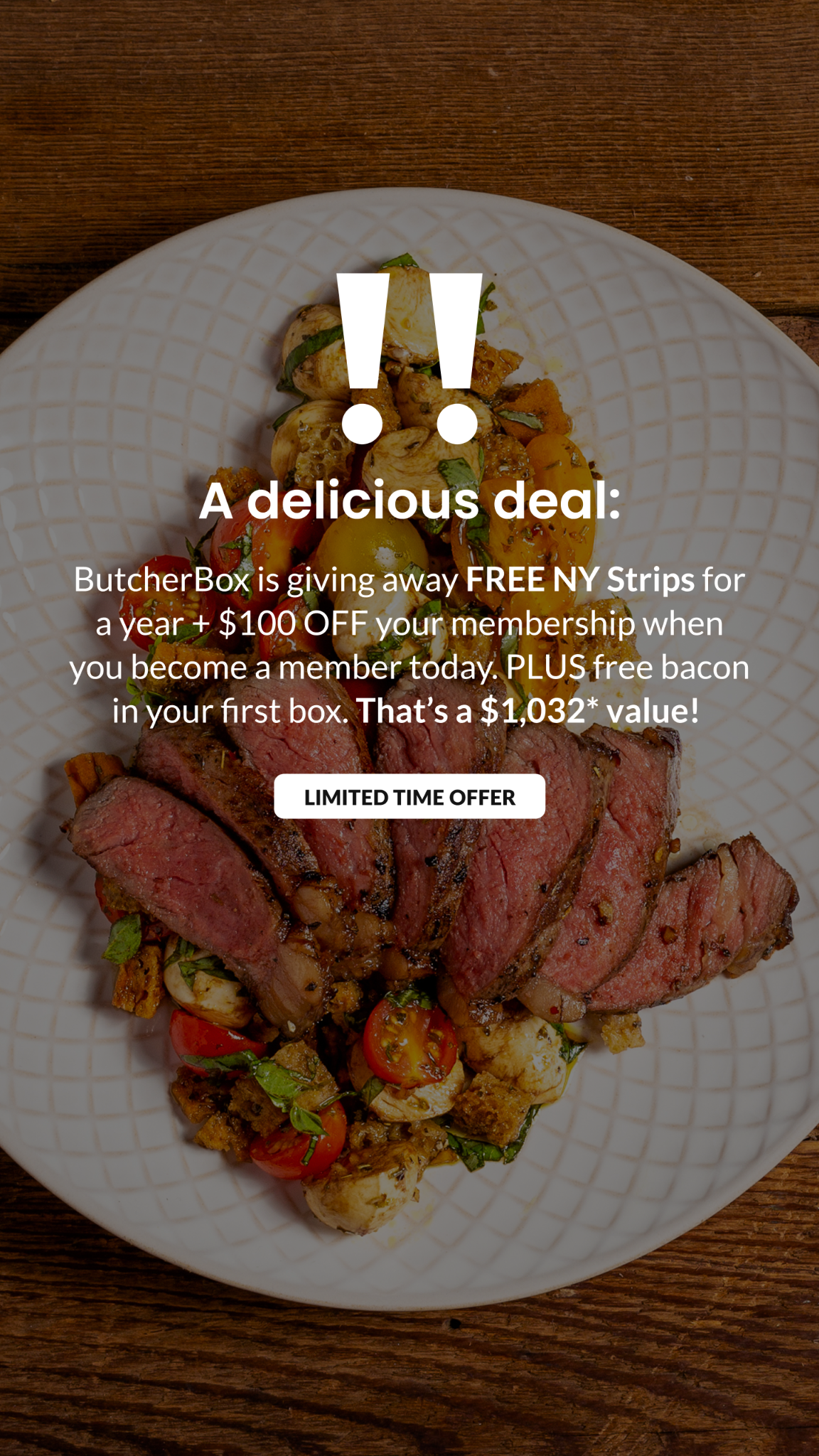 ButcherBox Facebook ad