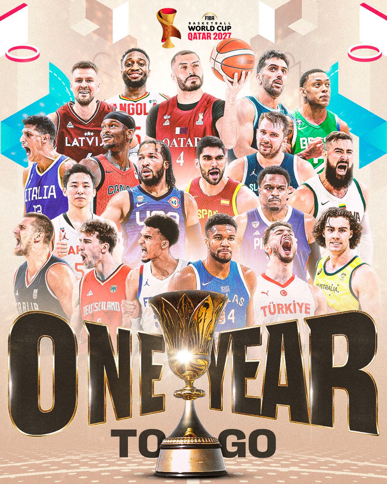 FIBA Basketball World Cup Facebook ad: FIBA Basketball World Cup 2027 tickets go on sale as One…