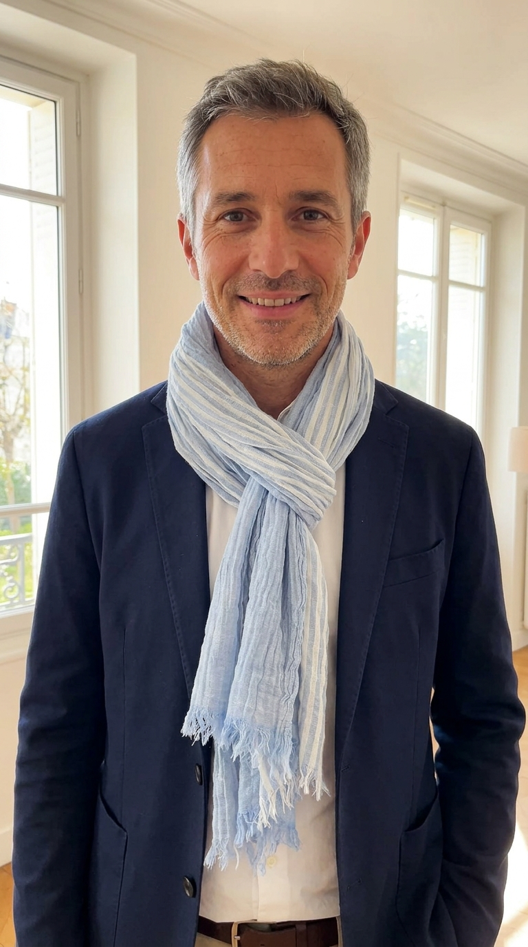 Boutique Echarpes Foulards Facebook ad: Le cadeau parfait pour la Fête des Pères