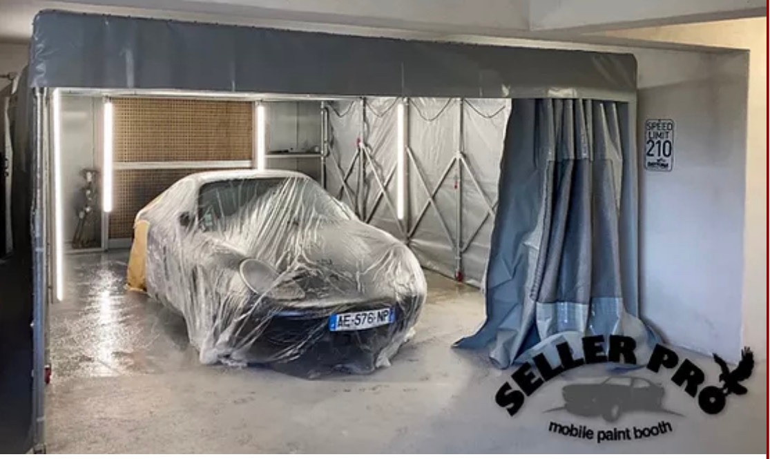 Cabine peinture Sellerpro Facebook ad