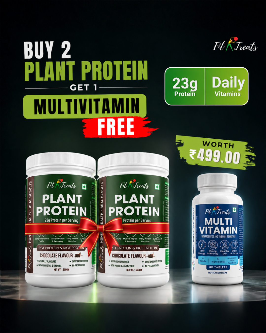 FitTreats Facebook ad from Aug 21, 2026