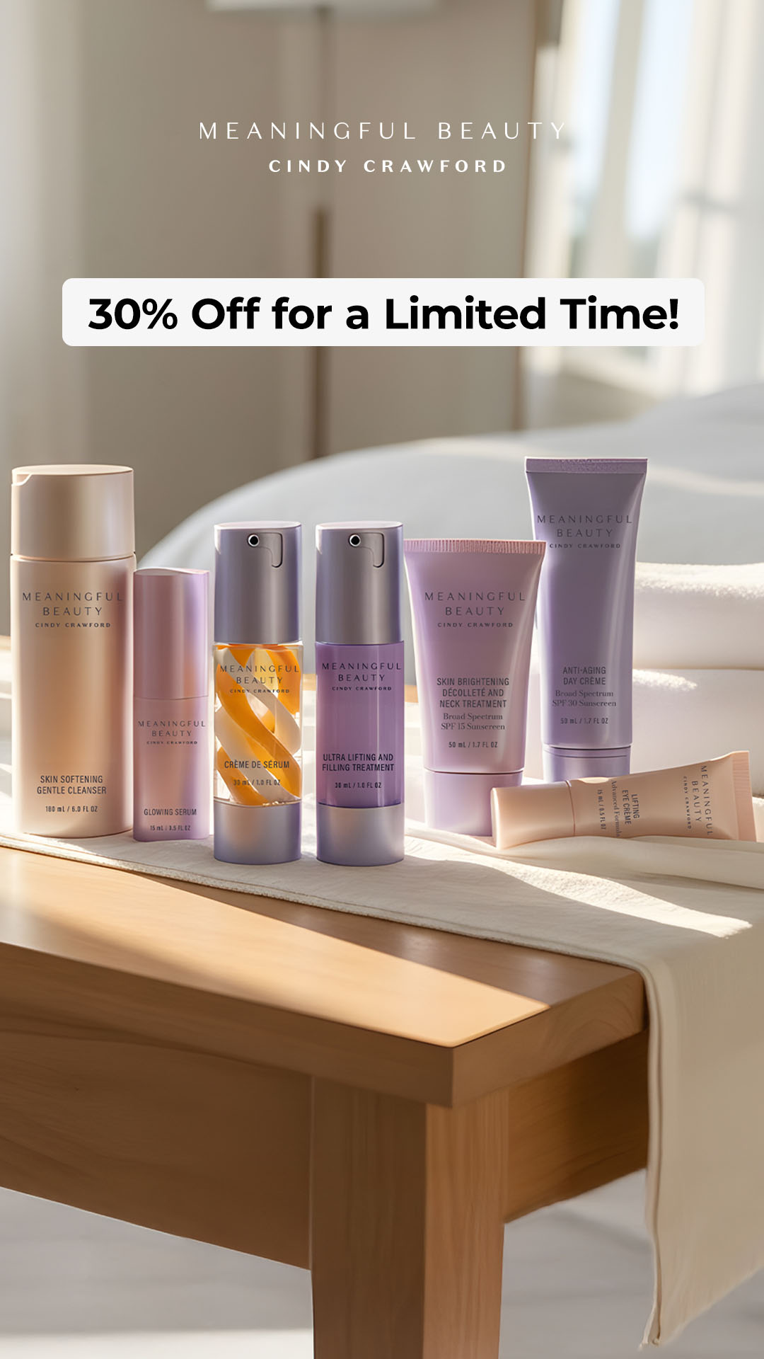 Meaningful Beauty Facebook ad