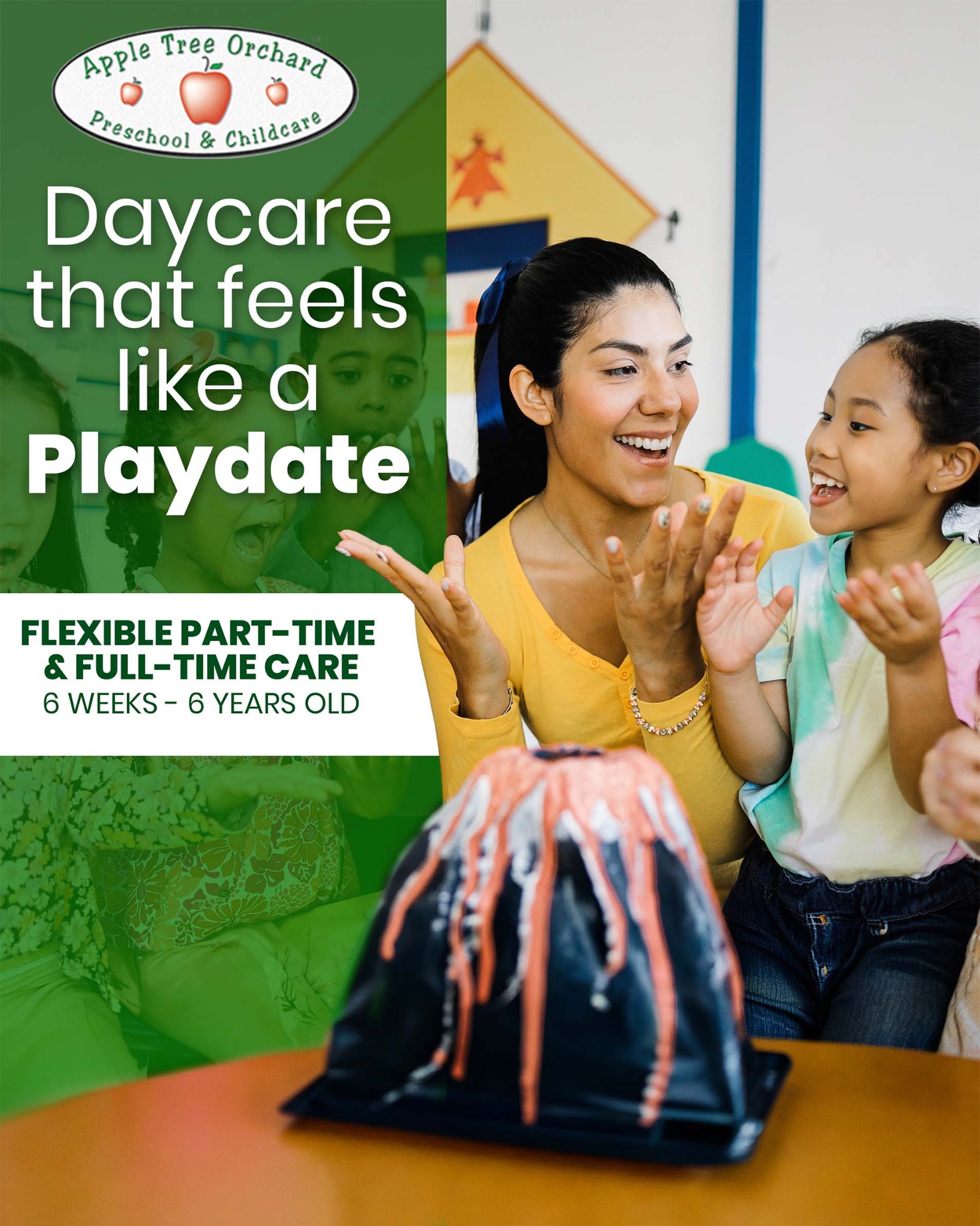 Apple Tree Orchard Preschool and Childcare Facebook ad from Jun 3, 2026
