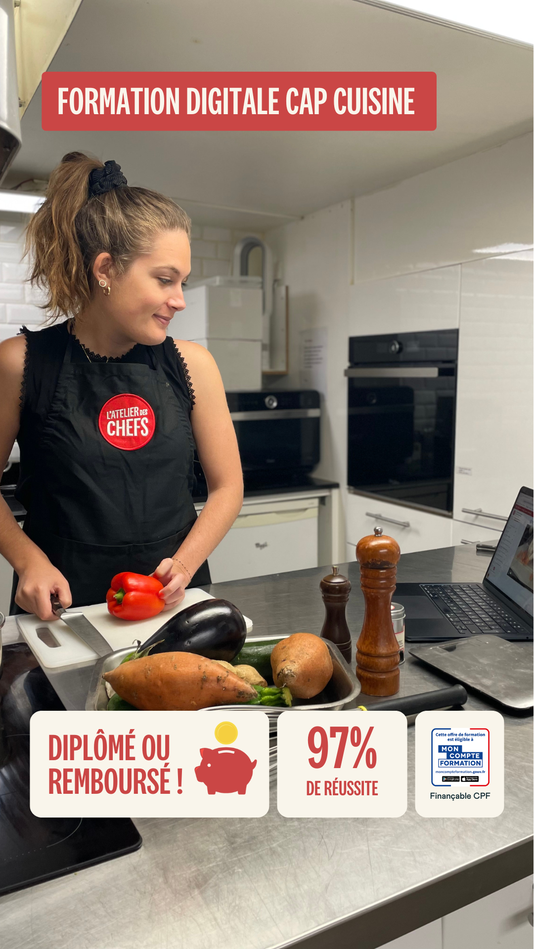 L'atelier des Chefs Facebook ad