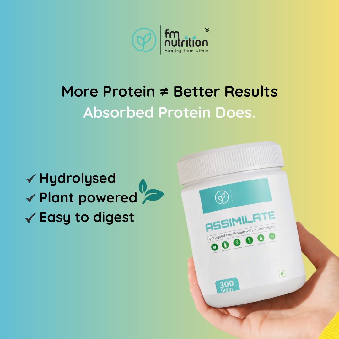 FMNutrition Facebook ad: No Bloating. Just Clean Protein.