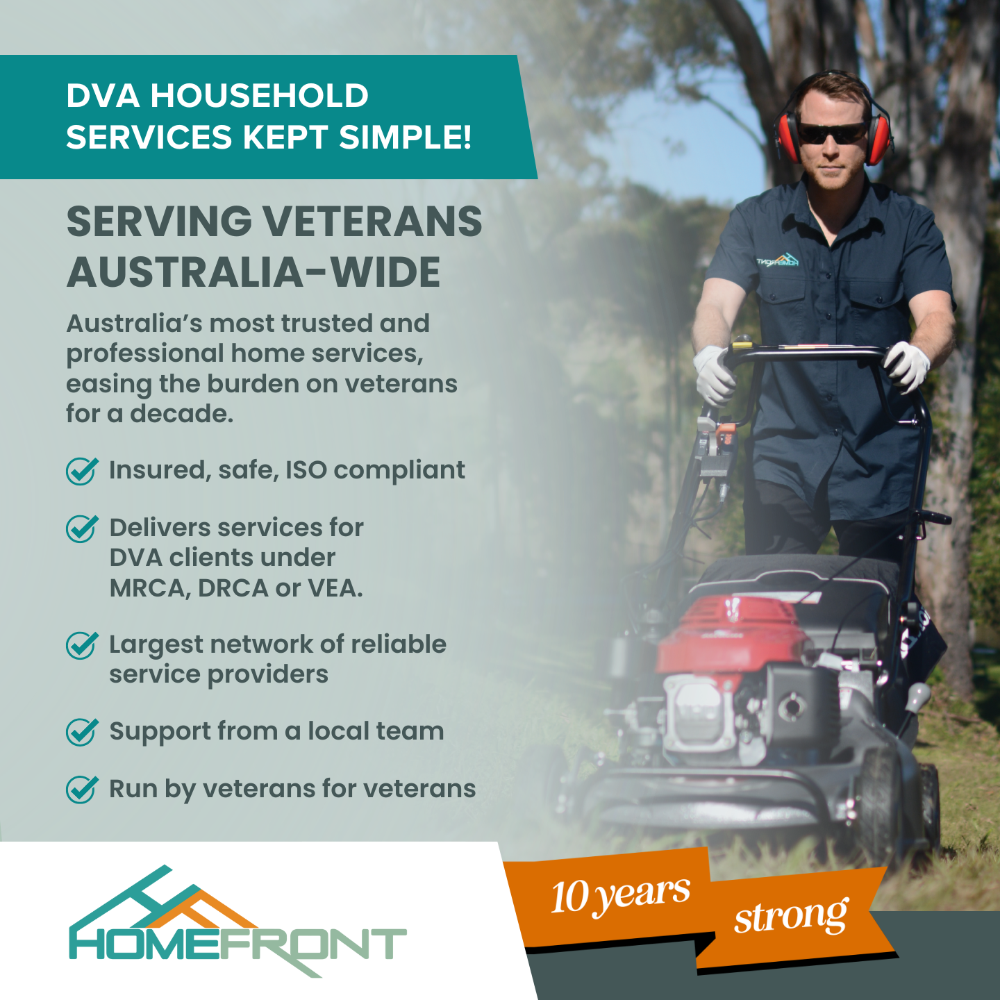 HomeFront Australia Facebook ad