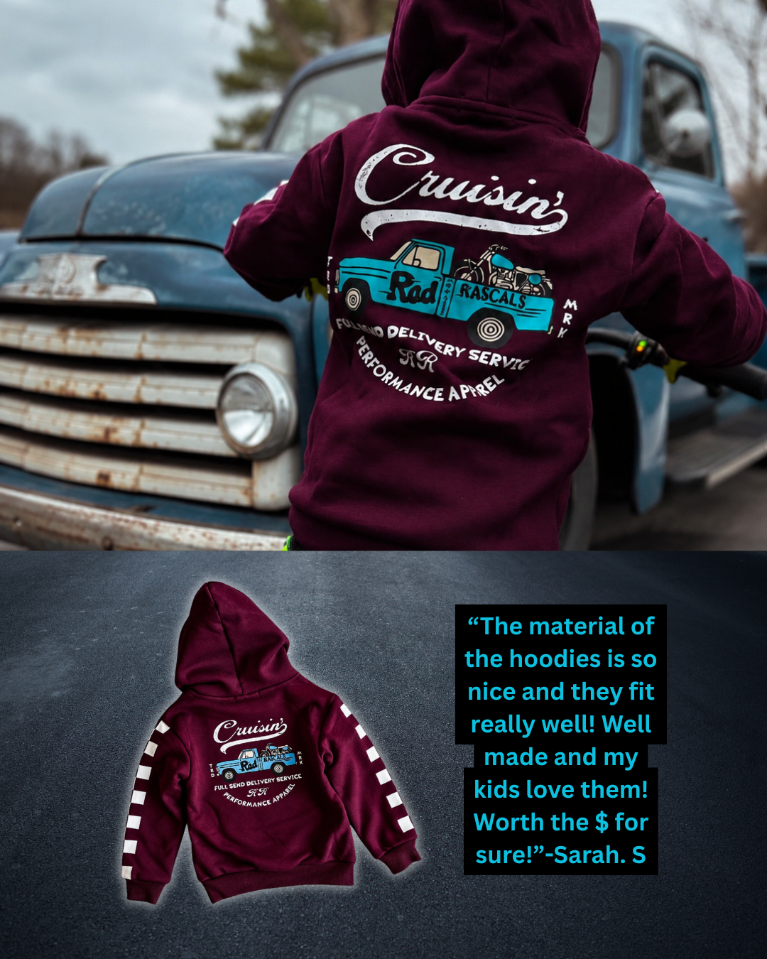 Rad Rascals Shop Facebook ad: Clothes for the Next Generation of Riders