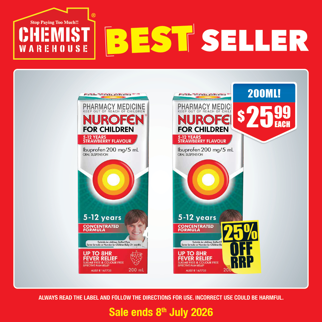 Chemist Warehouse Facebook ad