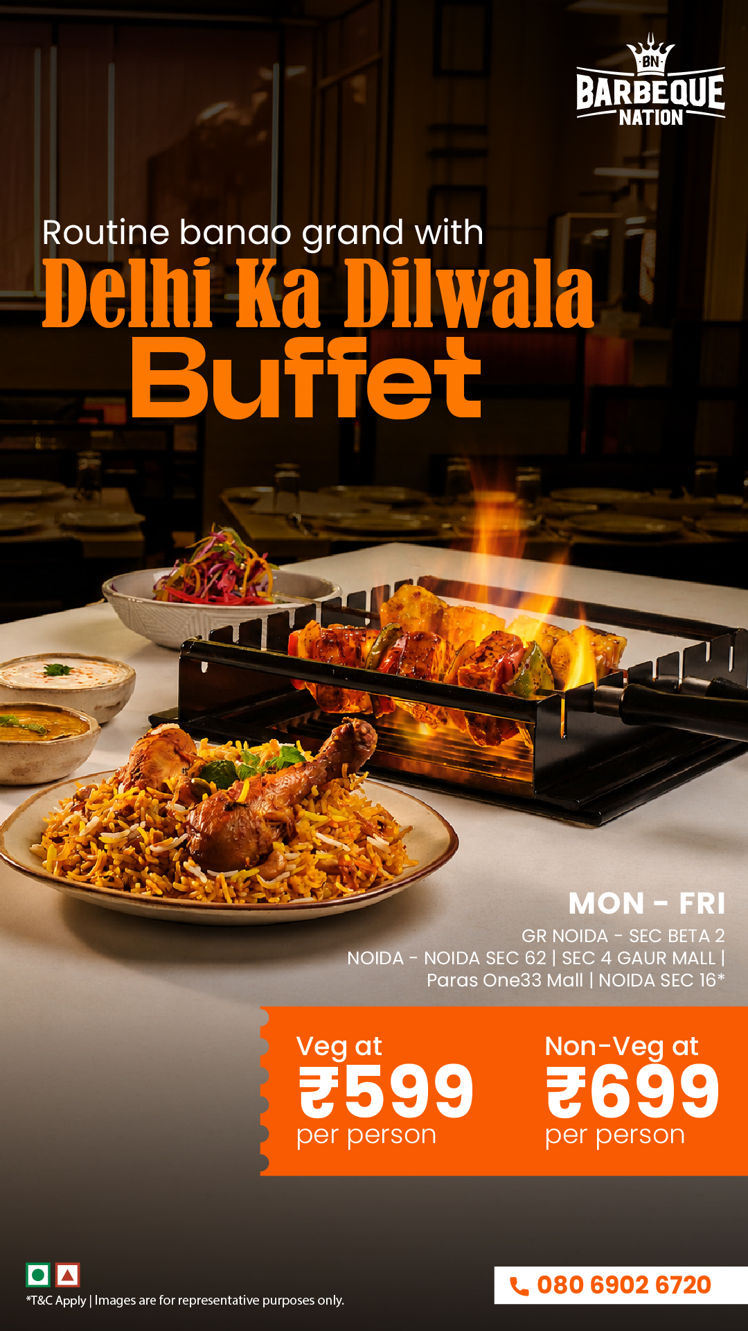 Barbeque Nation Facebook ad