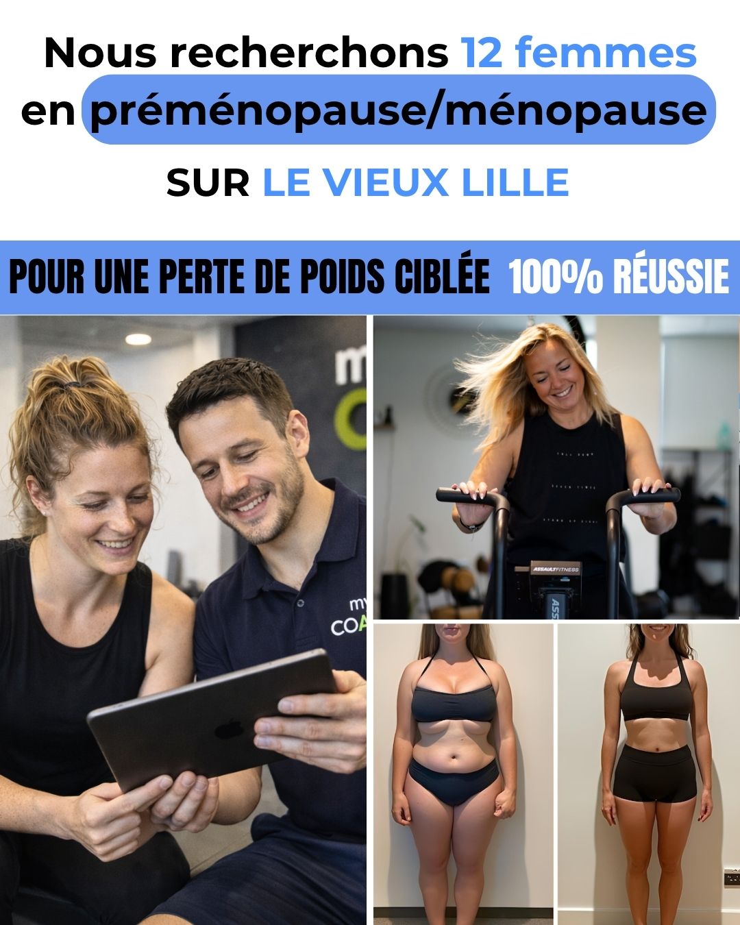 My Coach by Ginkgo Facebook ad: 12 Femmes recherchées