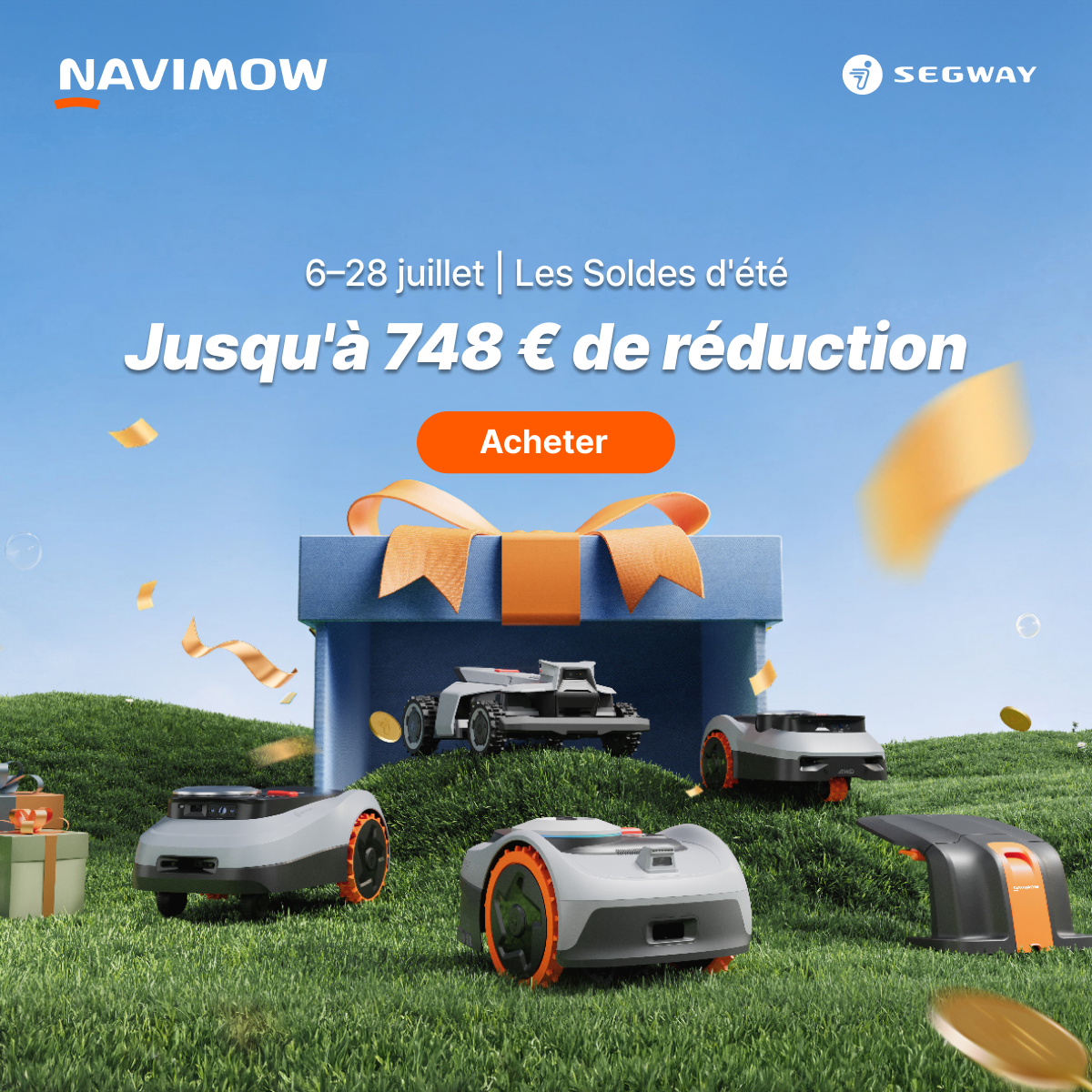 Segway Navimow FR Facebook ad