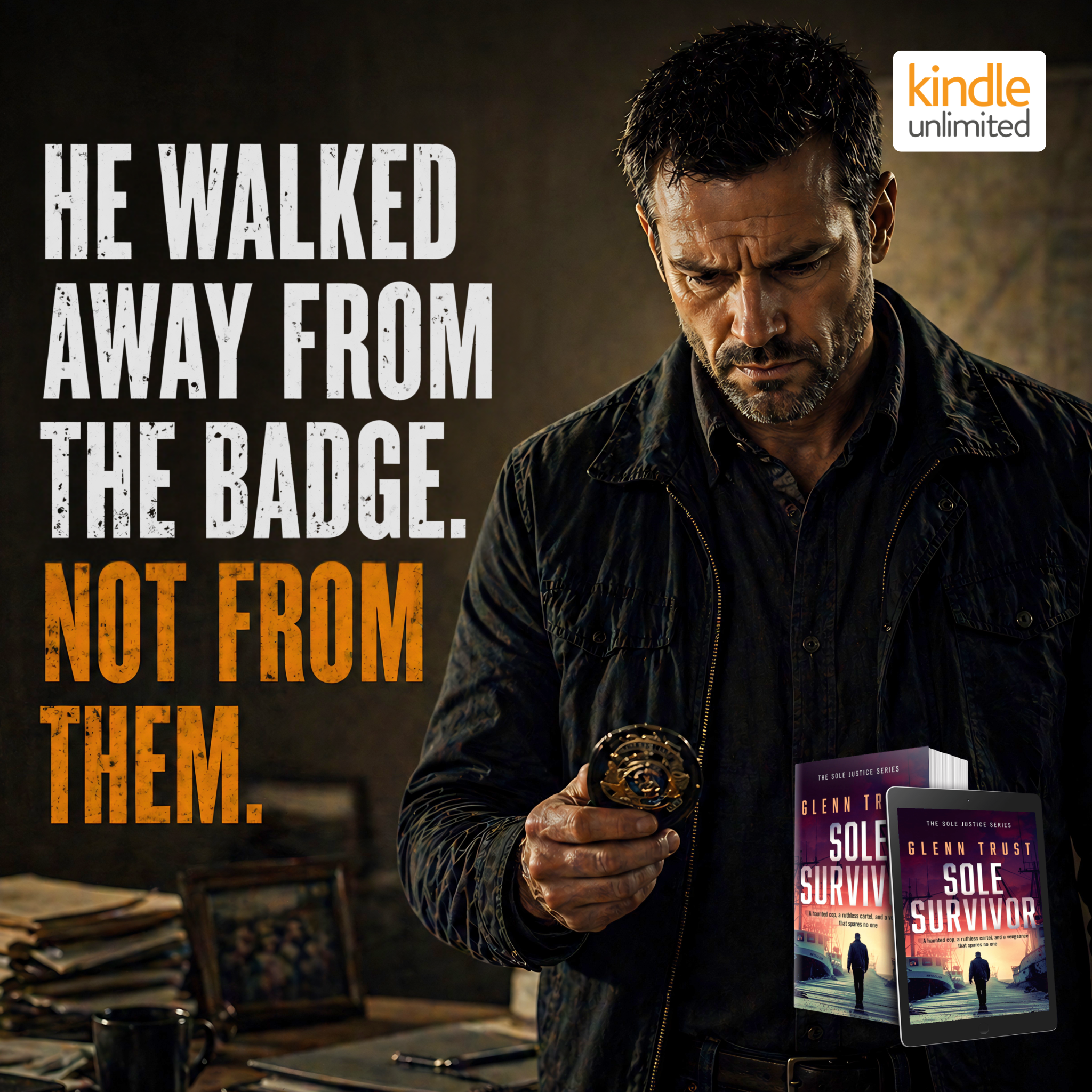 Vinci Crime Thrillers Facebook ad