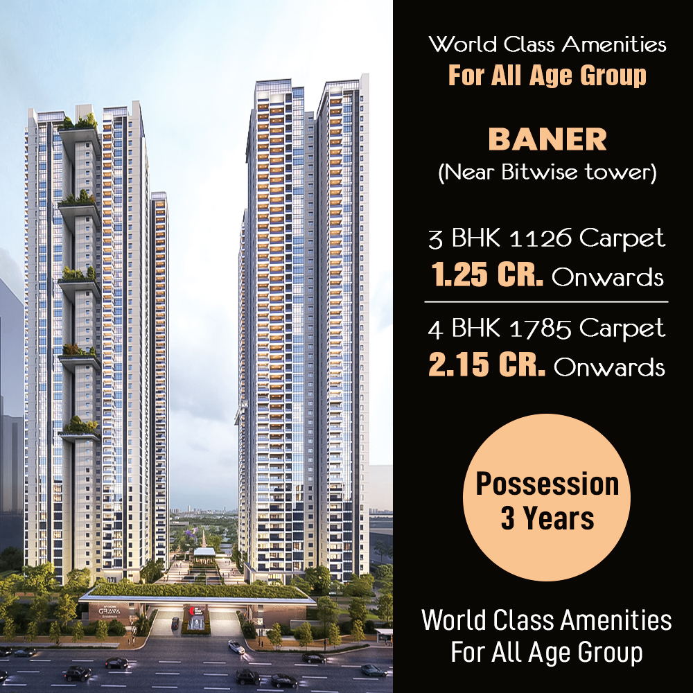Luxury Properties In Pune Facebook ad: 4 Bed With 4 Spacious Balconies