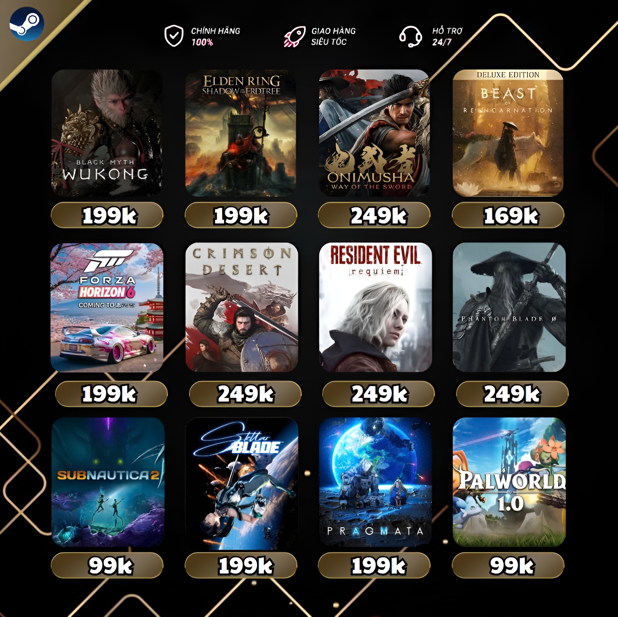 Deluxe Gaming - Steam Key Bản Quyền Facebook ad: 𝗦𝗨𝗠𝗠𝗘𝗥 𝗦𝗔𝗟𝗘 𝟮𝟬𝟮𝟲, 𝗚𝗔𝗠𝗘 𝗛𝗢𝗧 𝗚𝗜𝗔́…
