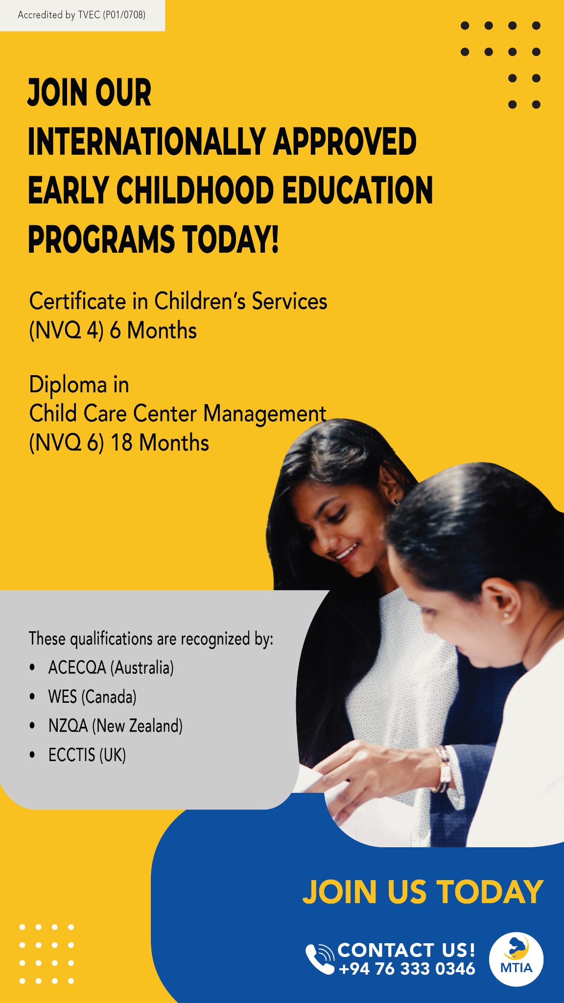 MTIA - Mother's Touch International Academy Facebook ad