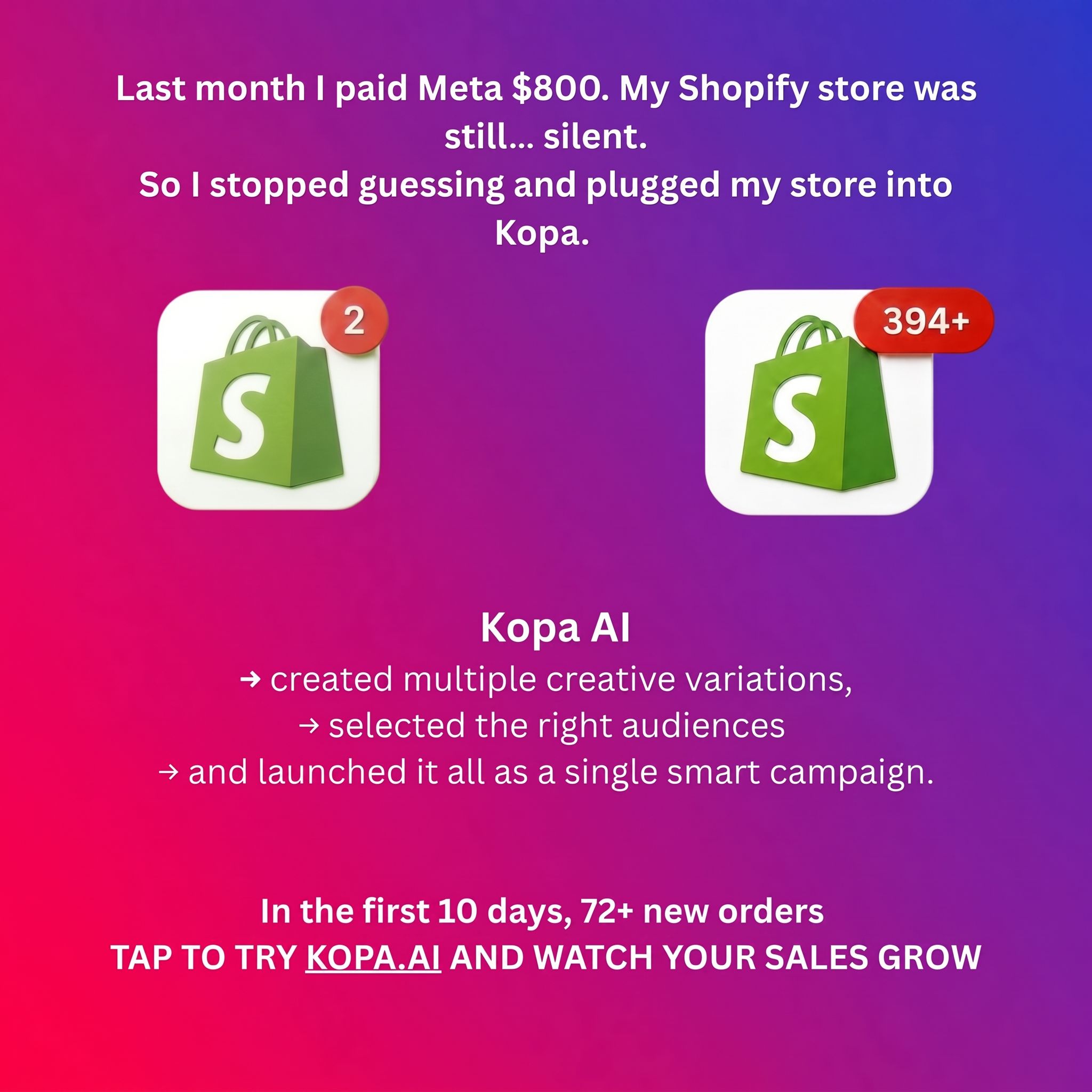 Jessica Smith Facebook ad: More Clients, Starting This Week