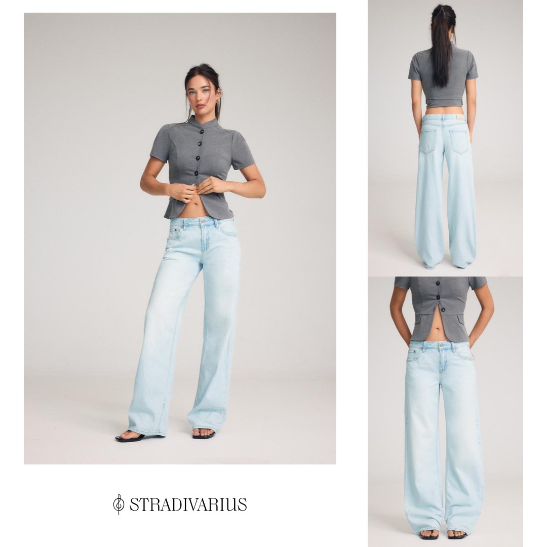 Stradivarius Facebook ad: Denim que querrás usar todos los días.