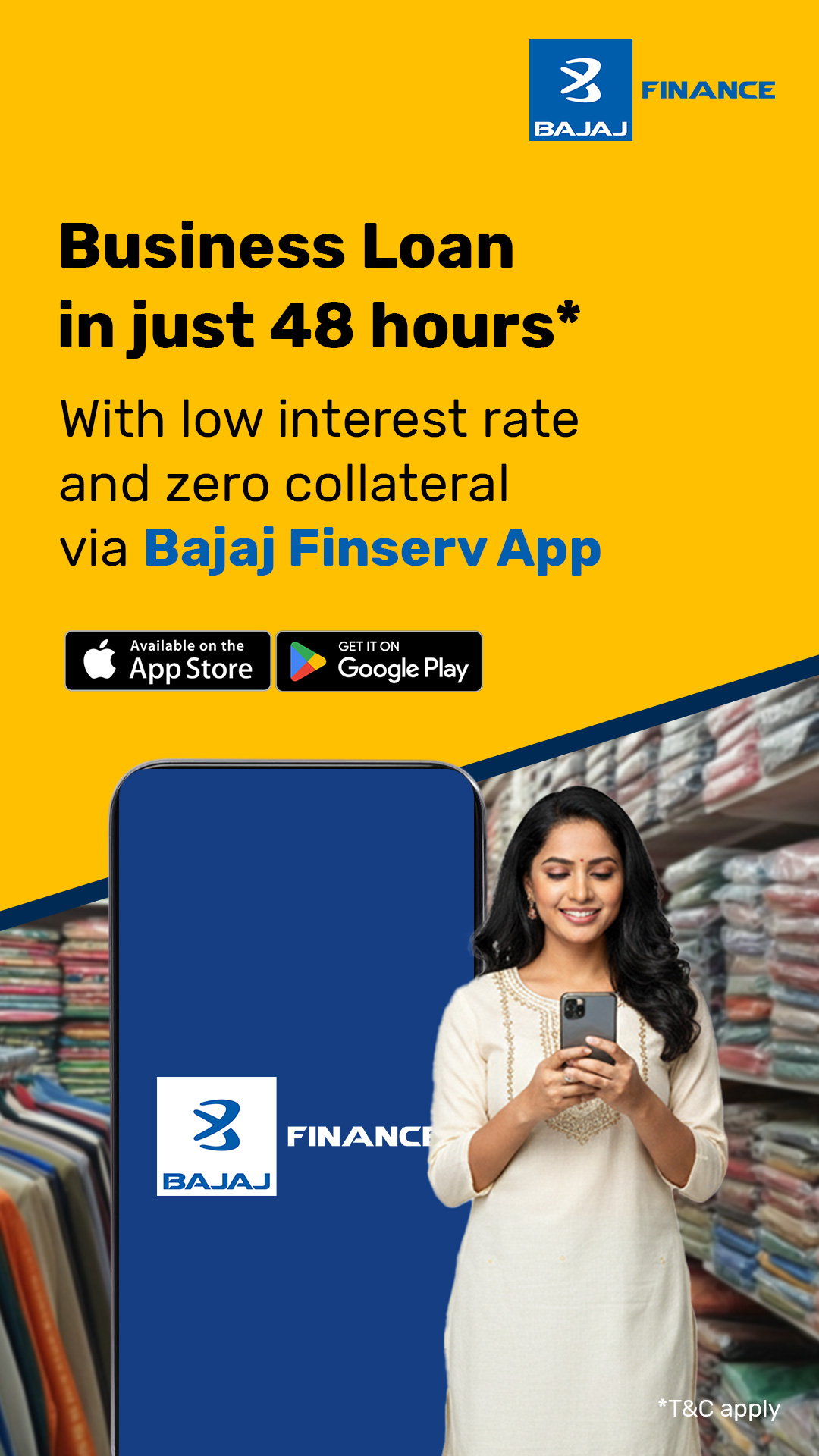 Bajaj Finserv Facebook ad