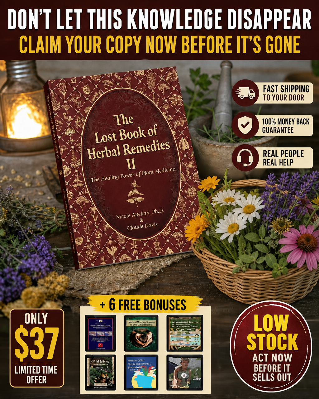The Lost Book of Herbal Remedies Facebook ad