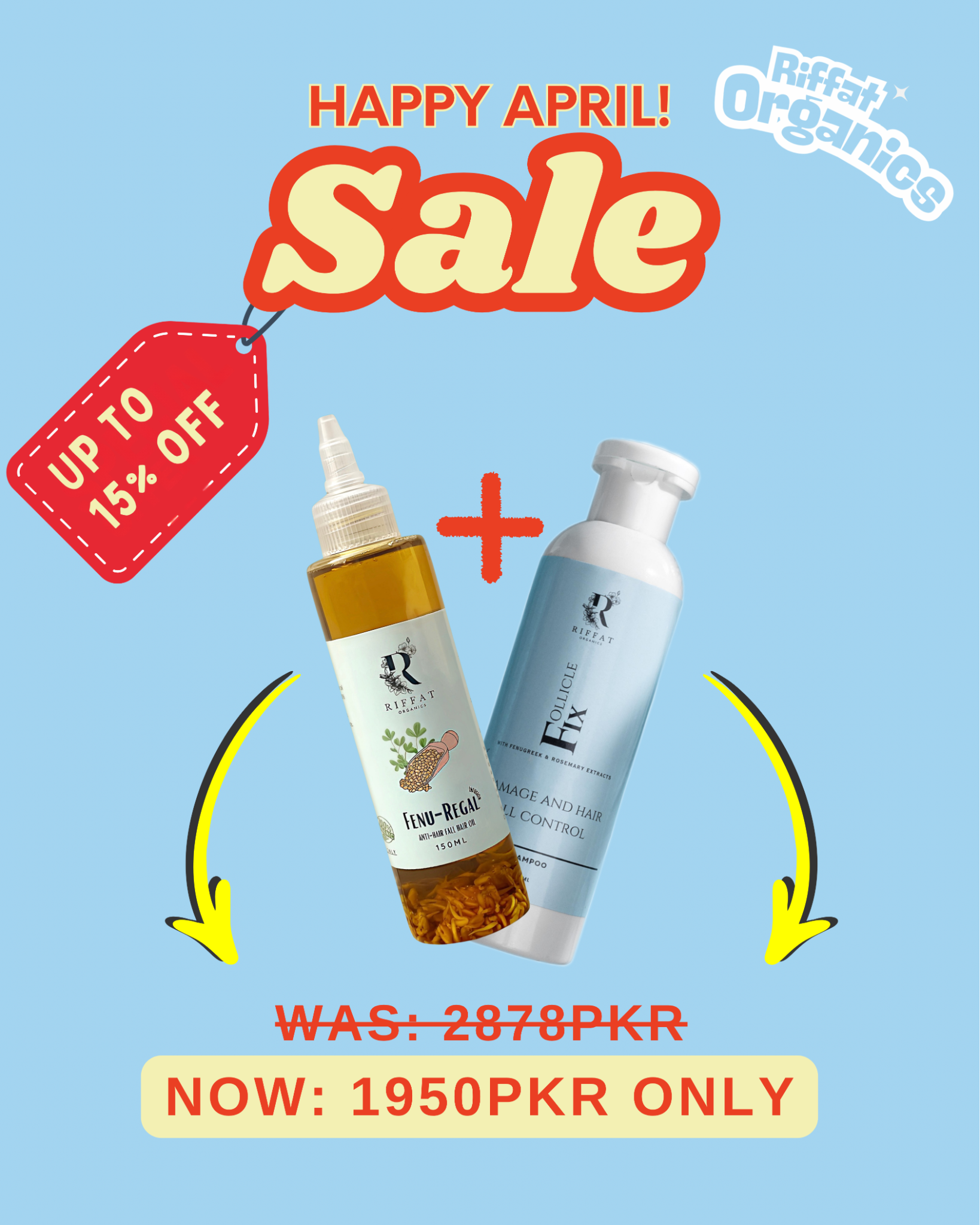 Riffat Organics  Facebook ad