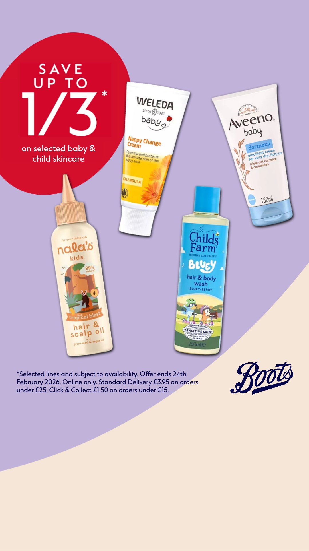 Boots UK Facebook ad