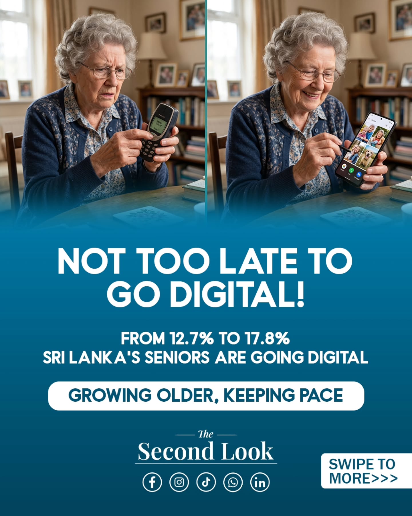 The Second Look Facebook ad: They didn’t grow up with screens… but they’re…