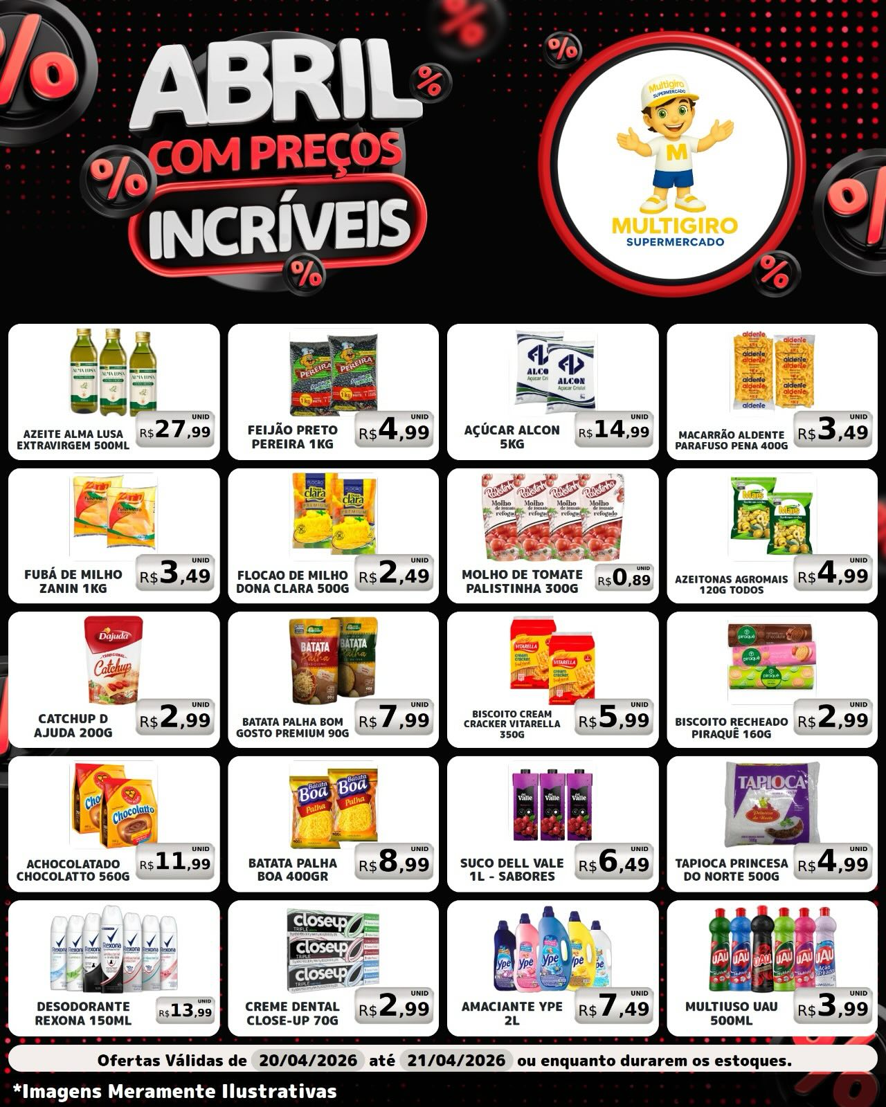 Multigiro Distribuidora Facebook ad: SEGUNDA E TERÇA PRA ENCHER O CARRINHO!