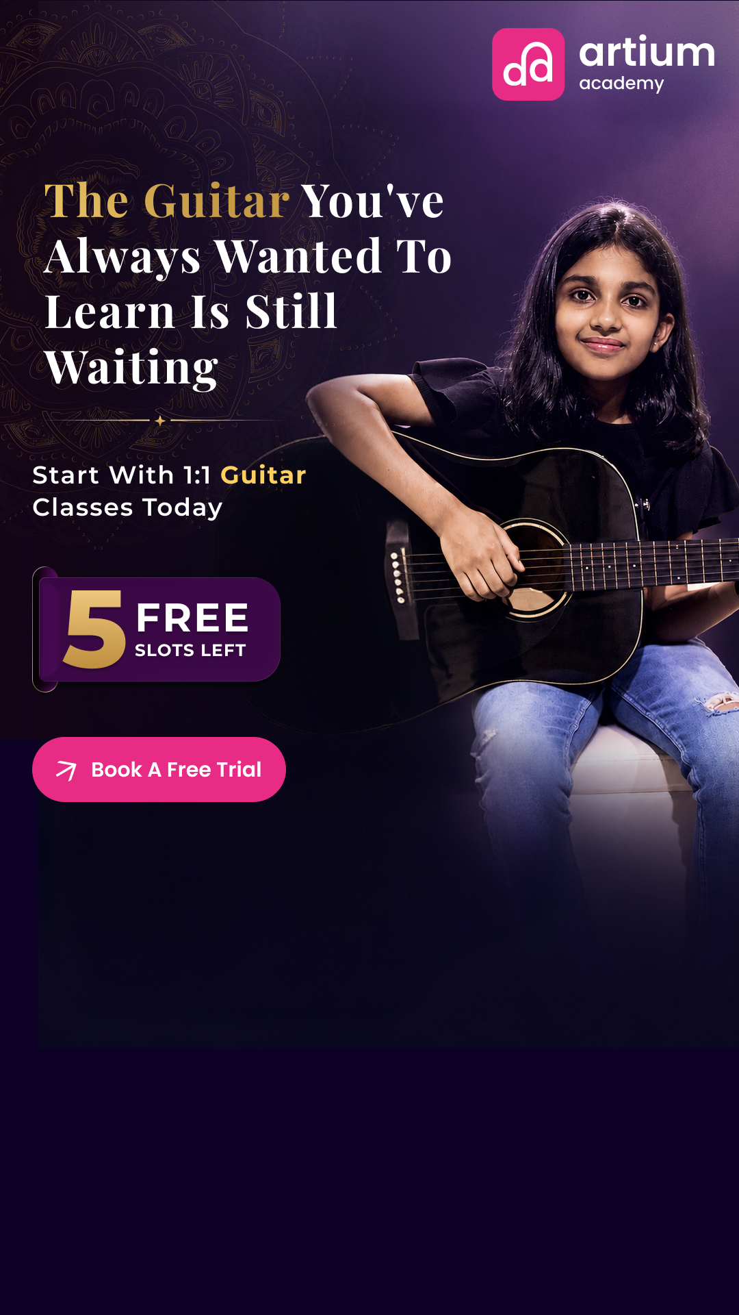 Artium Academy Facebook ad