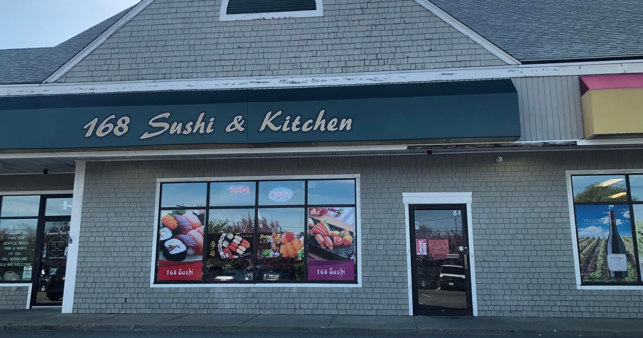 168 Sushi and kitchen Facebook ad: Great,Fresh,Tasty Food