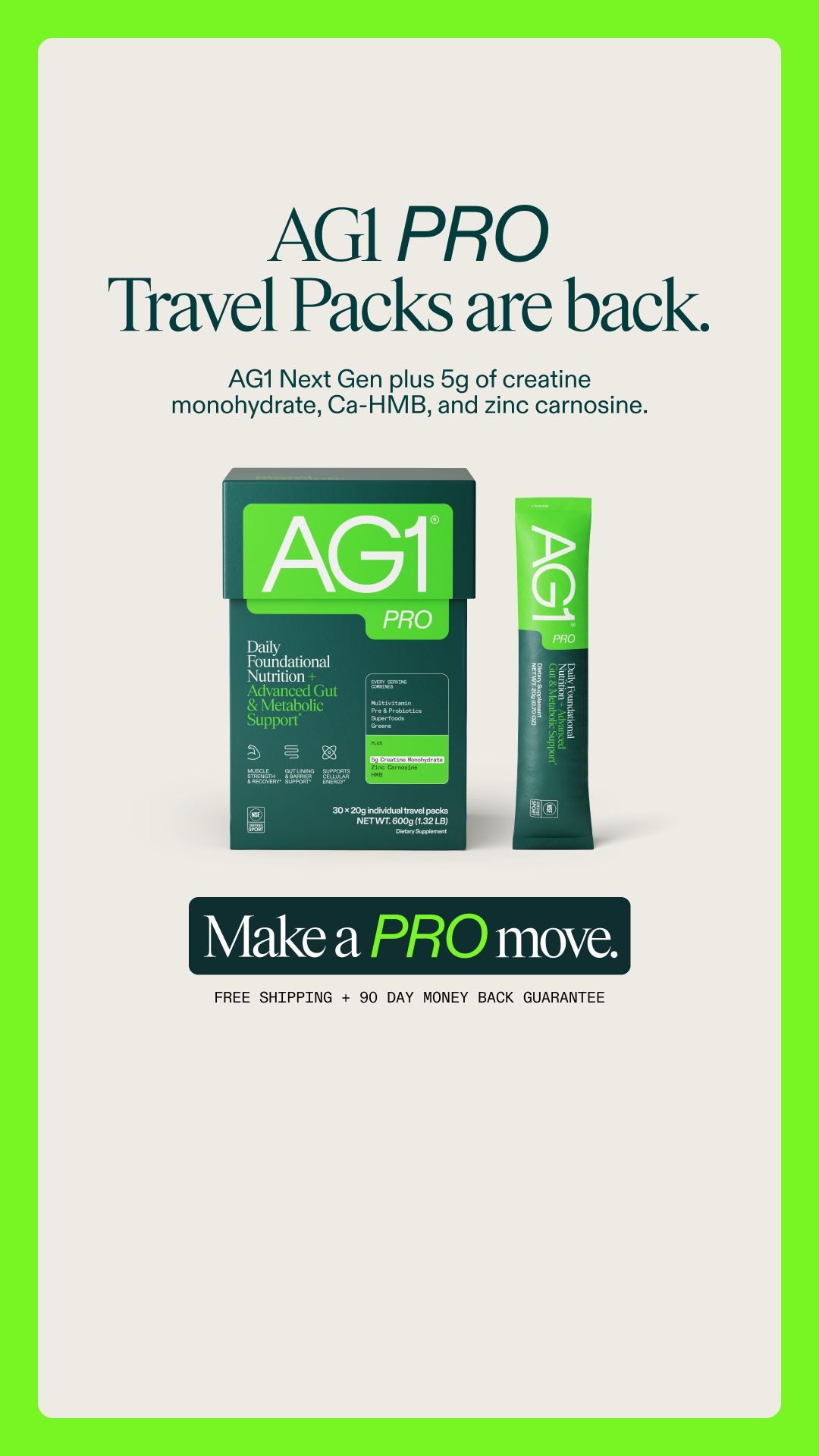AG1 by Athletic Greens Facebook ad