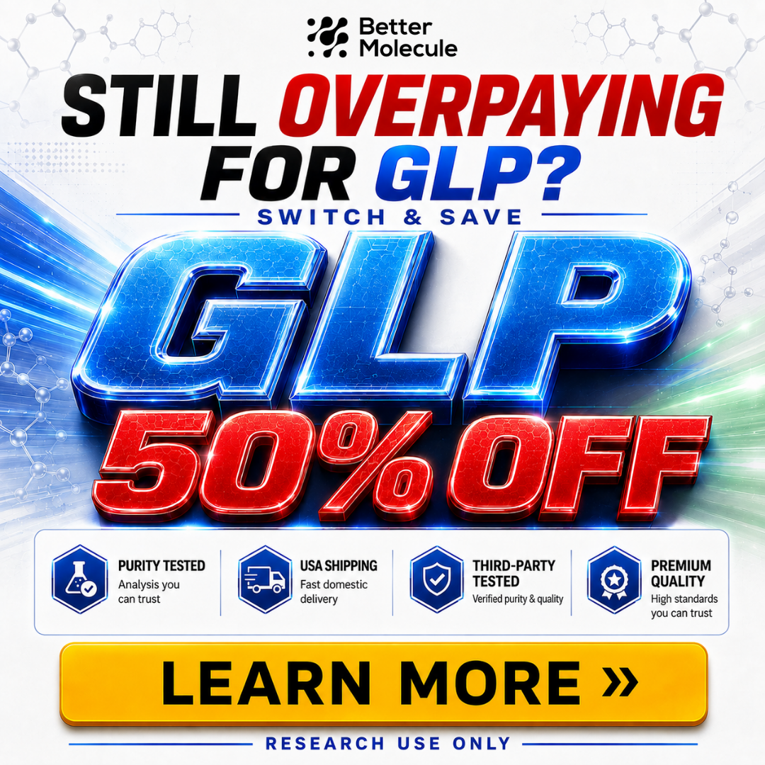 Research Compounds Facebook ad: Use Code TF50