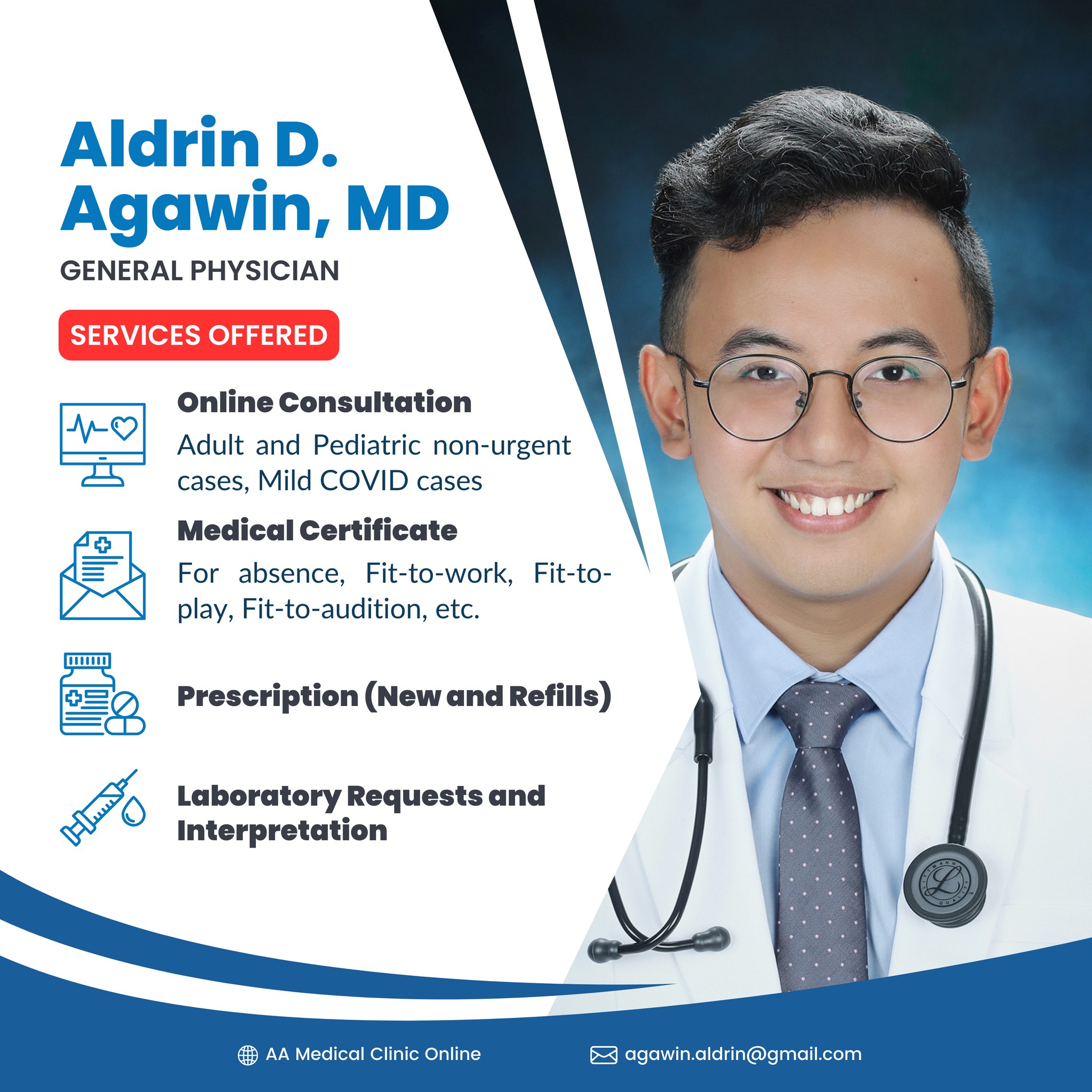 Dr Aldrin Agawin Online Consult Medical Certificate Facebook ad