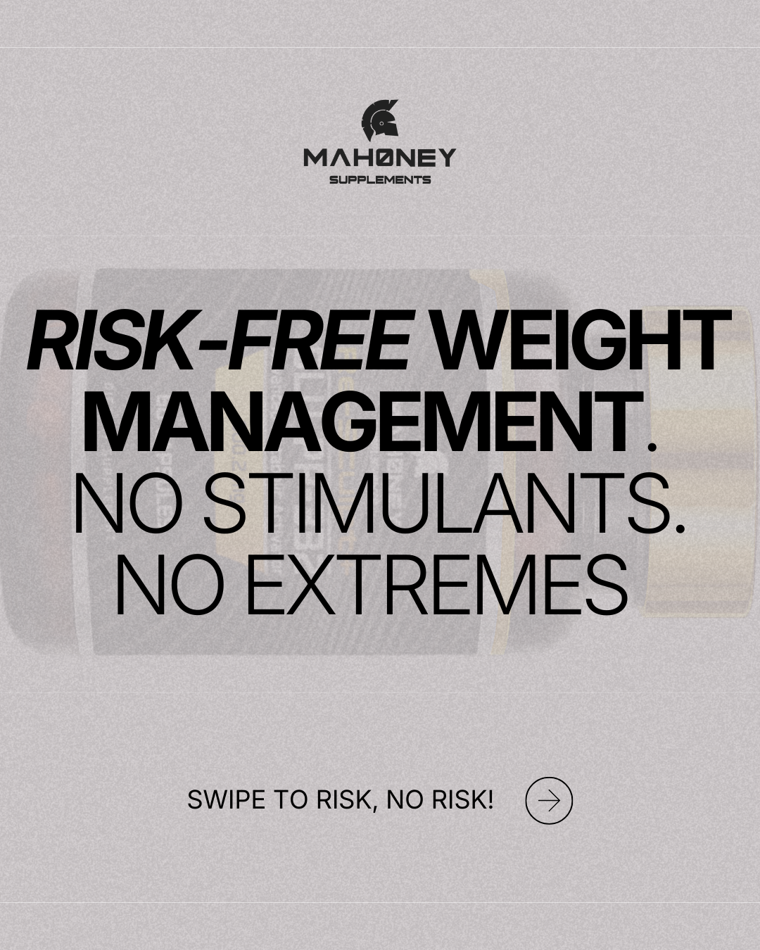 Mahoney Supplements Facebook ad