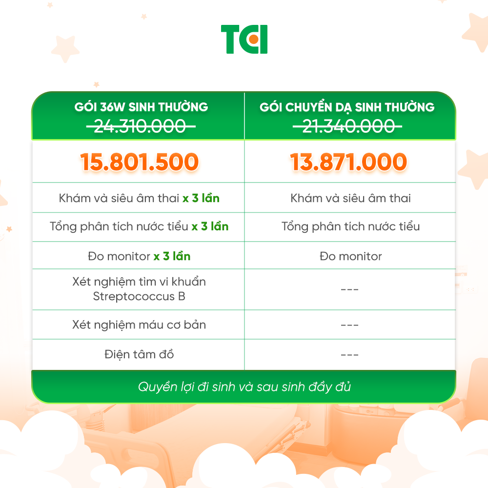 Bệnh viện Đa khoa Quốc tế Thu Cúc TCI Facebook ad: Inbox nhận bảng giá Thai sản đầy đủ