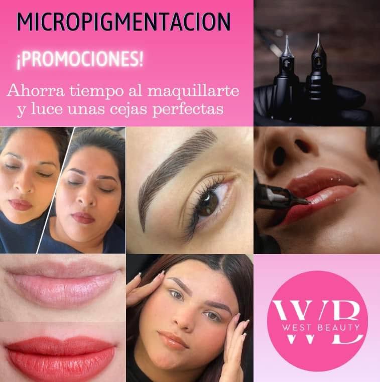 West Beauty Facebook ad: Microblanding y Micropigmentacion conoce nuestros…