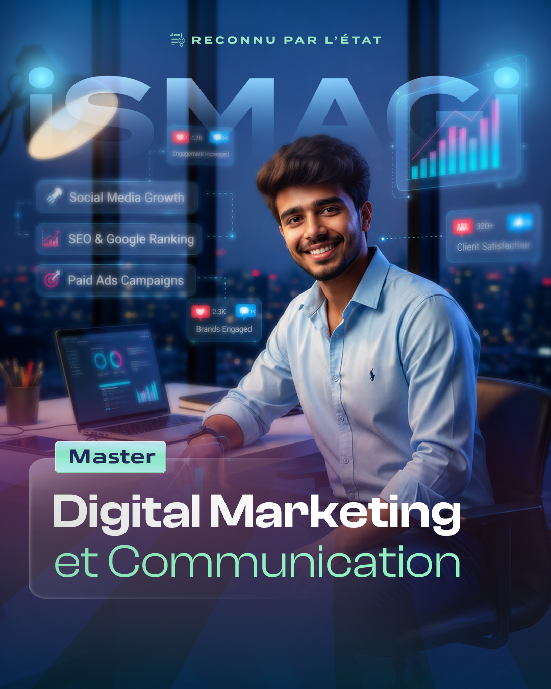 ISMAGi Rabat Reconnu par l'Etat Facebook ad