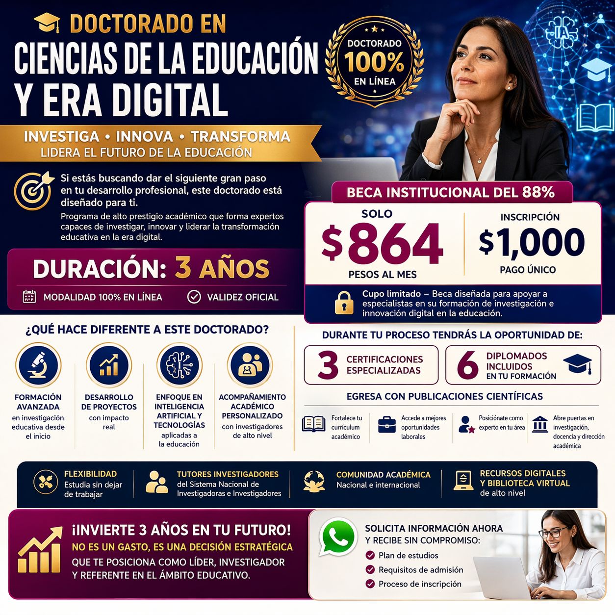 Educación Digital y Tecnológica de México Facebook ad