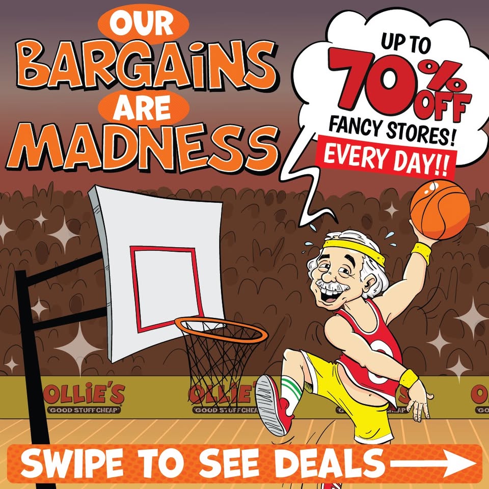 Ollie's Facebook ad