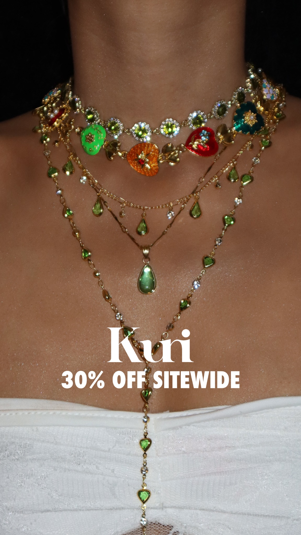 Kuri jewelry Facebook ad