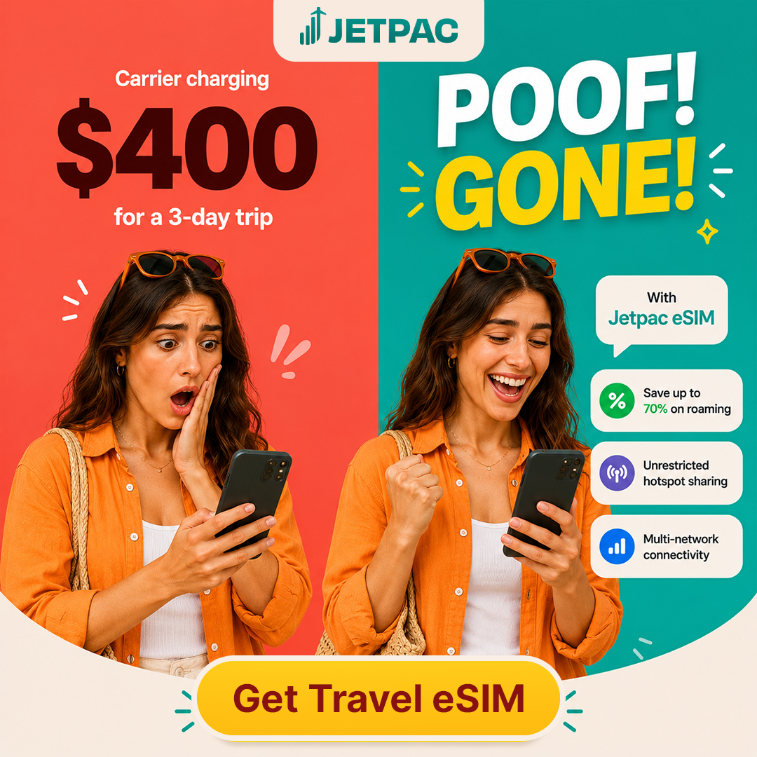 Jetpac Facebook ad